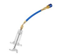 Warmhm Injecteur Huile et Colorant pour Systèmes de Climatisation Kit Complet Outils avec Tube de Remplissage de Refroidissant Précision et Efficacité pour Mécaniciens