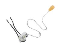 Warmhm Interrupteur Mural à Chaîne de Traction pour Lampe et Ventilateur de Plafond Accessoire Déclairage DIY Sûr et Facile à Installer Adapté pour Couloirs et Humides