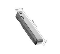 Warmhm Jauge Épaisseur Inoxydable Jeu de Lames Métrique Impérial Outil Mesure Écart pour Mécanique Ingénieurs Mécaniciens