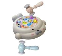 Warmhm Jeu éducatif garçon Fille 1 à 3 Ans à Le Mulot en Plastique précoce Amusant pour Coordination Main-œil Set avec marteaux sans Pile Cadeau garçon Fille