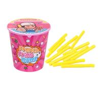 Warmhm Jeu Interactif de Frites Rose pour Garçon et Filles - Cognitif Amusant et Astucieux, Jeu D’Interaction Malicieux pour Fêtes et Divertissement Familial, Trompeur Sensoriel