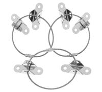 Warmhm Kit de Sécurité pour Bébé 3 Sets Vis Autoforeuses et Chevilles Ancrages de Meubles en Acier Inoxydable pour Protection Anti-basculement des Meubles