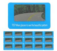 Warmhm Kit de Test de Verres Polarisés 100 Pièces Carte de Vérification pour Lunettes de Soleil Polarisantes Outil Portable D’Analyse de Polarisation pour Opticiens et Usage Domestique