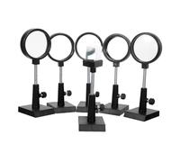 Warmhm Kit Expérimentation Optique pour Étudiants avec Lentilles Concave et Convexe Miroir Plan et Miroirs Convexes pour Apprentissage Physique et Expériences Scientifiques