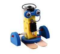 Warmhm Kit Robot Rampant Mini DIY pour Garçon Fille Éducatif de Construction Stimule Imagination Développe la Coordination Créativité