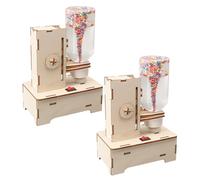 Warmhm Kit Scientifique Simulateur de Tornade pour Garçon et Filles 8-12 Ans, Kit Montessori Stem Éducatif 2 Pièces, Apprentissage Météo Interactif, Projet Scientifique Scolaire