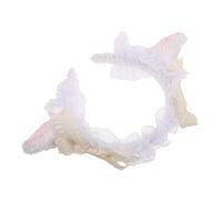 Warmhm Lace Lolita Headband With Adorable Lamb Ears Accessory For And Women For Cosplay Parties And Daily Wear