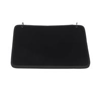 Warmhm Livre Porte-écussons Pliable à 4 Panneaux Double Face, Kaki, | Panneau D’affichage avec Fixation Autoagrippante, Rangement Grosse Capacité, Présentation Portable pour Collectionneurs