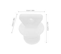 Warmhm Lot De 10 Bouchons De Rechange Étanches Pour Bouillottes Bouchons De Fermeture Étanches Pour Sachets D'Eau Chaude En Plastique Blanc