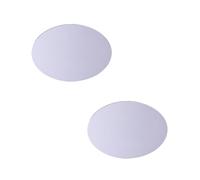 Warmhm Lot de 2 Accessoires de Fond pour Photographie Miroirs Réfléchissants en Acrylique 14 CM Diamètre Légers et Imperméables Décor Photo pour Bijoux et Cosmétiques Accessoire