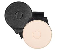 Warmhm Lot de 2 Coussins de Siège Pivotants Auto en Tissu, Rotation 360°, Dimensions Universelles, Couleurs Noir et Beige, Coussin Pivotant Portable Adapté Femmes Enceintes et Personnes