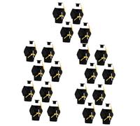 Warmhm Lot de 20 Mini-Bouteilles De Vin pour Remise De Diplôme Décoration De Bouteille Robe De Remise De Diplôme Housse pour Fête