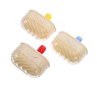 Warmhm Lot de 3 Rouleaux Anti-peluches Miniatures Lavables et Réutilisables - Rouleau Adhésif Portable et Compact pour Vêtements, Meubles et Voiture, Dépoussiérant Collant Format Voyage