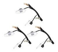 Warmhm Lot De 3 Supports De Lunettes Sans Monture Coussinets De Nez Support De Pont De Monture Connecteur De Pont De Nez Noir