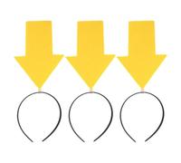 Warmhm Lot De 3 -Têtes En Forme De Flèche Amusants Et Adorables Avec Signe De Direction Cerceaux Pour Cheveux Flèche Vers Le Bas Créatifs Pour Halloween Spectacle Fête
