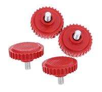 Warmhm Lot de 4 Supports à Vis en Plastique Robustes pour Balances Électroniques, avec Base Antidérapante, Compatibles Balances Cuisine et Pèse-personnes, Socles Stables pour Plateforme