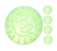 Warmhm Lot De 5 Balles De Course en Plastique pour Hamsters Nains, 12 Cm, pour Exercices De Course, Fitness, Jouets pour Petits Animaux, Accessoires pour Cages À Chinchillas