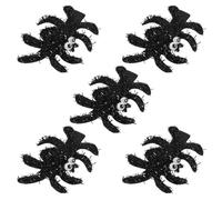 Warmhm Lot De 5 Barrettes À Cheveux En Forme D'Araignée Noire Pour Halloween Accessoires Pour Cheveux Pour Enfants Style Gothique