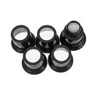 Warmhm Lot de 5 Loupes D'horloger Lentilles de Grossissement 3X 5X 10x 15x 20x Outil de Loupe Support Oculaire Réparation Montres et Bijoux Léger et Portable