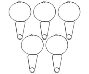 Warmhm Lot de 5 Pinces d'Acupression Auriculaire sans Aimant pour Massage des Points d'Acupuncture Outil Portable Anti-Stress pour Relaxation et Soulagement des Maux de Tête