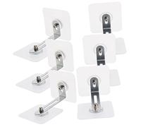 Warmhm Lot De 6 Chevilles Anti-Basculement Pour Placard Bébé Portable Pour Cloisons Sèches Kits Adhésifs Ancrage Mural Pour Tiroir Cuisinière Dommages Ruban Adhésif Double Face