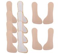 Warmhm Lot de 6 Paires de Semelles Antidérapantes 3/4 pour Talons Hauts, Coussinets Amortissants pour Avant-pied, Semelles Auto-adhésives pour Sandales Couleur Peau Taille 37-38, Confort