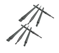Warmhm Lot de 8 Brosses Antistatiques ESD à Manche Rond Noires, Brosses de Nettoyage Polyvalentes pour Électronique, Clavier, Appareil Photo, Kit Compact pour Élimination Plusieurs Styles