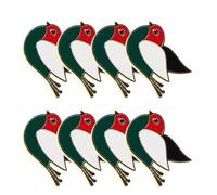 Warmhm Lot de 8 Épinglettes en Émail Palestine Broches Drapeau Palestinien Oiseau de Paix Mini Badges Métal pour Veste Paquet à Dos et Chapeau Accessoires Patriotiques Polyvalents