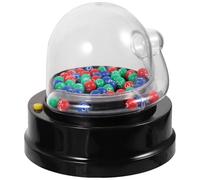 Warmhm Machine à Boules de Loto Électrique Portable pour Fête Tirage Aléatoire Transparent Légère et Pratique Jeu de Loterie pour Divertissement et Animation