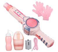 Warmhm Machine À Bulles Automatique pour Enfants pour Faire des Bulles Rose