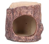 Warmhm Maison en Céramique pour Hamster - Chinchilla Et Octodon - Nid Douillet Et Bain pour Gerbille Refuge Idéal pour Animaux De Compagnie Design Élégant Et Confortable Mini Grotte