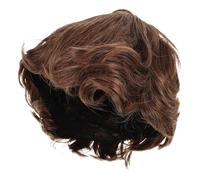 Warmhm Male Short Wig For Men Natural Look Synthetic Hairpiece With Stable Fibers Quick Styling And Easy Maintenance For Business And Casual Use