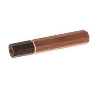 Warmhm Manche de Couteau Octogonal en Bois Brun pour Remplacement, Poignée de Couteau Cuisine Japonaise Compatible Gyuto Nakiri Santoku, Ébauche 13x6x100mm pour Couteaux de Chef