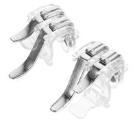 Warmhm Manette de Jeu Mobile à Gâchettes Contrôleur de Tir Réactif en Caoutchouc et ABS Poignée Compacte pour Téléphone Portable Accessoires de Jeu pour Fps et Jeux en Ligne