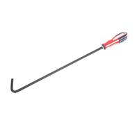 Warmhm Manhole Cover Lifting Hook With Plastic Handle Stainless Steel Roller Shutter Door Hook For Sewer Maintenance And Industrial Use Comfortable Grip And Easy To Operate Random Style
