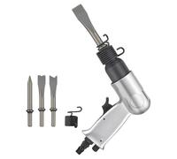 Warmhm Marteau Burineur Pneumatique 150 Type en Alliage D'aluminium Haute Résistance, Kit de Burins Polyvalents pour Automobile et Construction, Outil Pneumatique Réglage de Pression