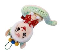 Warmhm Mascotte Peluche Serpent Douce et Symbolique pour Décoration an Chinois Suspendre pour Fête Printemps
