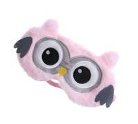 Warmhm Masque Yeux Garçon Et Filles Couvre-yeux En Tissu Doux Patch D’ombrage Léger Hibou Rose Ailes Sommeil Détente Accessoire Pratique Cartoon