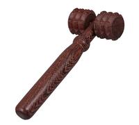 Warmhm Massage Bois Portatif De Massage Outil De Bois Masseur Musculaire à Double Roue Marteau De