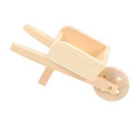 Warmhm Mini Brouette De Jardin Bois Modèle De Chariot Miniature Décoratif Brouette De Ferme Petite Accessoire De Décoration Intérieur