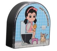 Warmhm Minuteur de Salle de Bain Sablier Décoratif Sablier de Cinq Mécanisme Unique en ABS et PC pour Anniversaire et Présent Original