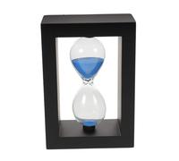 Warmhm Minuteur Sablier avec Sable Bleu Timer pour Bureau Cuisine Garçon Fille et Décoration Intérieure