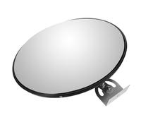 Warmhm Miroir Convexe de Sécurité Large Angle pour Angle Mort et Circulation Miroir de Parking et Allée avec Lentille Convexe pour Supermarché et Zone Urbaine