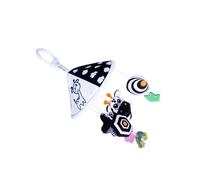 Warmhm Mobile Musical Éducatif pour Garçon Fille Suspendu à Poussette et Carillon à Vent pour Développement Sensoriel pour Filles et Garçons