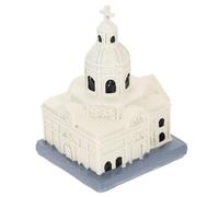 Warmhm Modèle D’église de Table en Résine Synthétique, Détails Fins | Décoration Maison et École, Pièce de Collection pour Bureau, Ornement Cathédrale, Usage Ludique et Pédagogique