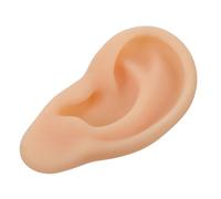Warmhm Modèle D'oreille en Silicone Réaliste Modèle de Simulation de L'oreille Gauche Matériau Silicone Pratique pour Médecins et Infirmiers Utilisation pour Affichage et Entraînement