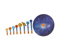Warmhm Modèle Planétaire DIY Éducatif Jeu d'Exploration pour Garçon Fille Découverte des Planètes du Système Solaire