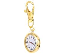 Warmhm Montre à Gousset Infirmière en Alliage Doré avec Porte-clés, Style Créatif et Facile à Fixer, pour L'hôpital Personnel Médical