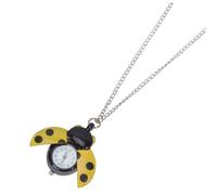 Warmhm Montre De Poche Rétro Vintage en Alliage Métal Jaune pour Garçon Et Filles, Montre à Quartz Précis, Design Sept Étoiles en Forme De Petite Rouge, Présent Anniversaire Et Usage Quotidien