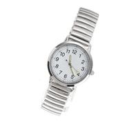 Warmhm Montre Lumineuse Étanche à Grandes Légendes pour Homme Quartz Classique Bracelet Hypoallergénique Design Élégant Seniors d'anniversaire